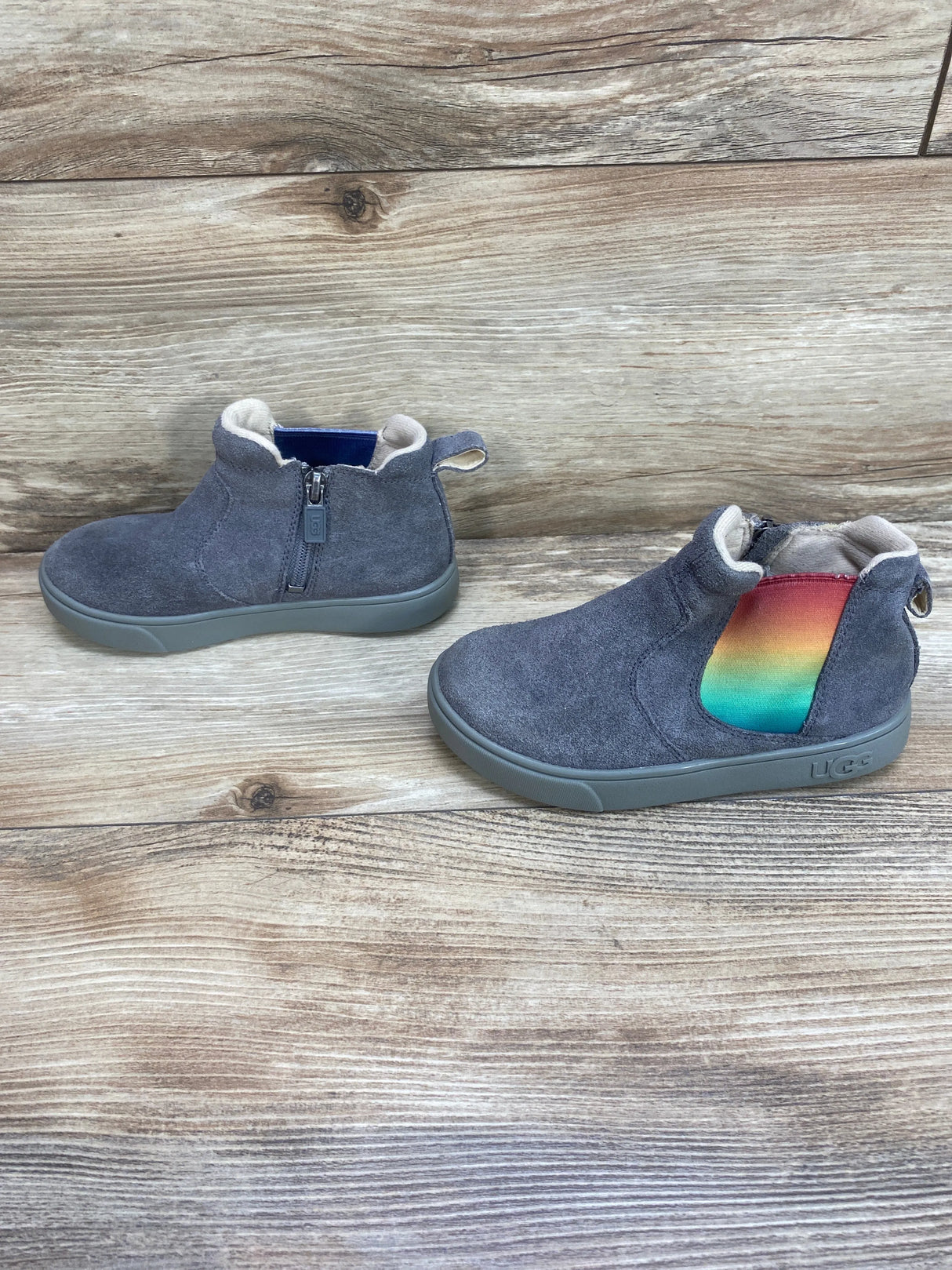 UGG Hamden II Suede Sneakers Grey Sz 11c