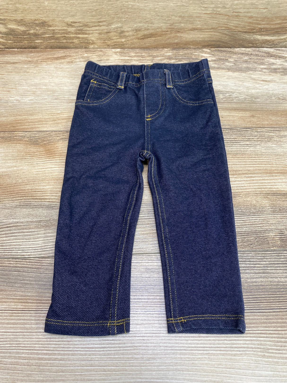 First Impressions Faux Denim Leggings Navy sz 12m