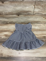 Shein Gingham Dress Black sz 2T