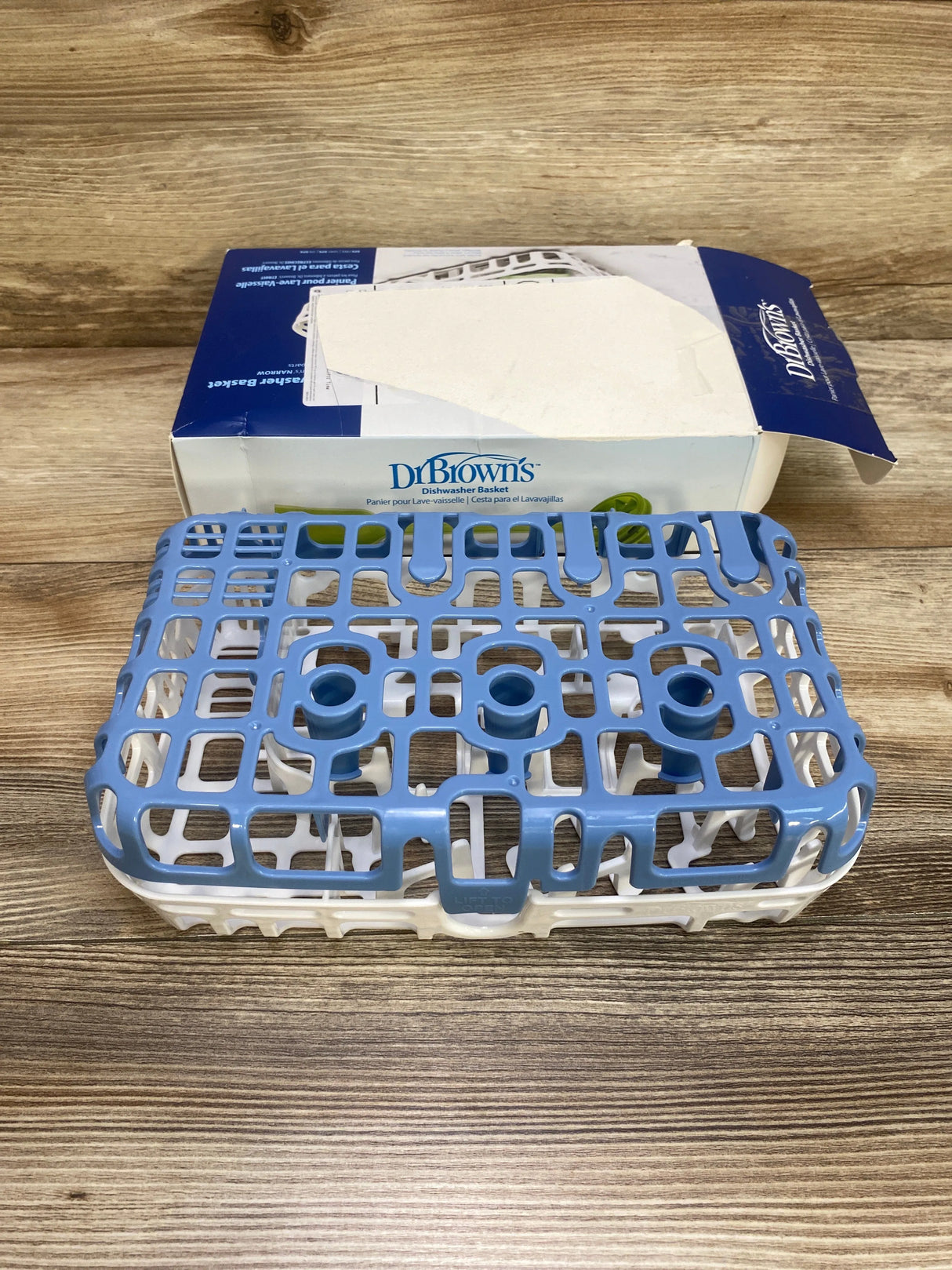 Dr. Brown's Dishwasher Basket for Small Baby Bottle Parts Blue