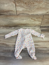 Carter's Floral Sleeper White sz Newborn