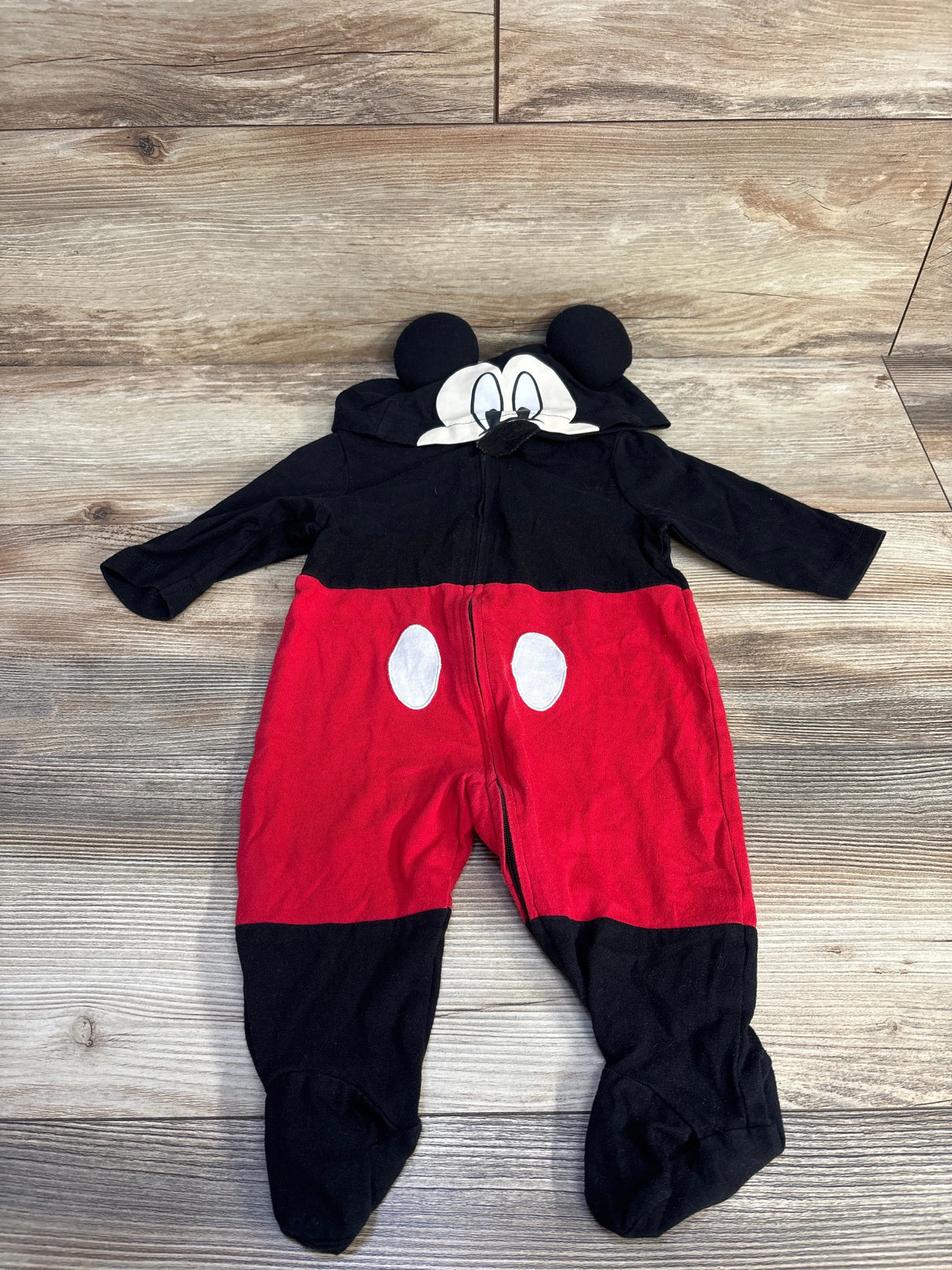 Disney Baby Mickey Mouse Coverall Black sz 3-6m