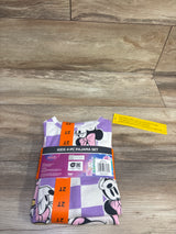 NEW Disney Junior 4pc Minnie Mouse Pajama Set Pink sz 2T