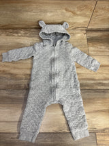 Carter's Textured Hooded Coverall Grey sz 9m
