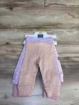 NEW Pekkle 4pk Leggings Pink sz 6m