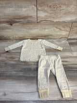 Little Planet Organic 2pc Pajama Set Yellow sz 6m