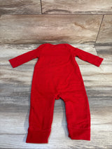 Cat & Jack Cuter Than Cupid Coverall Red sz 3-6m