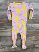 Carter's Pear Print Sleeper Pink sz 18m