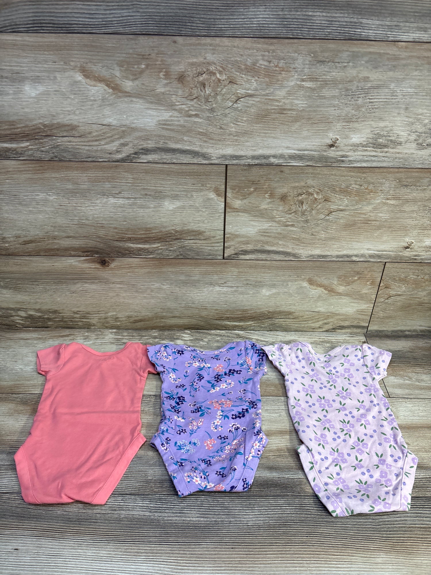 Children's Place 3pk Bodysuits Pink sz 3-6m