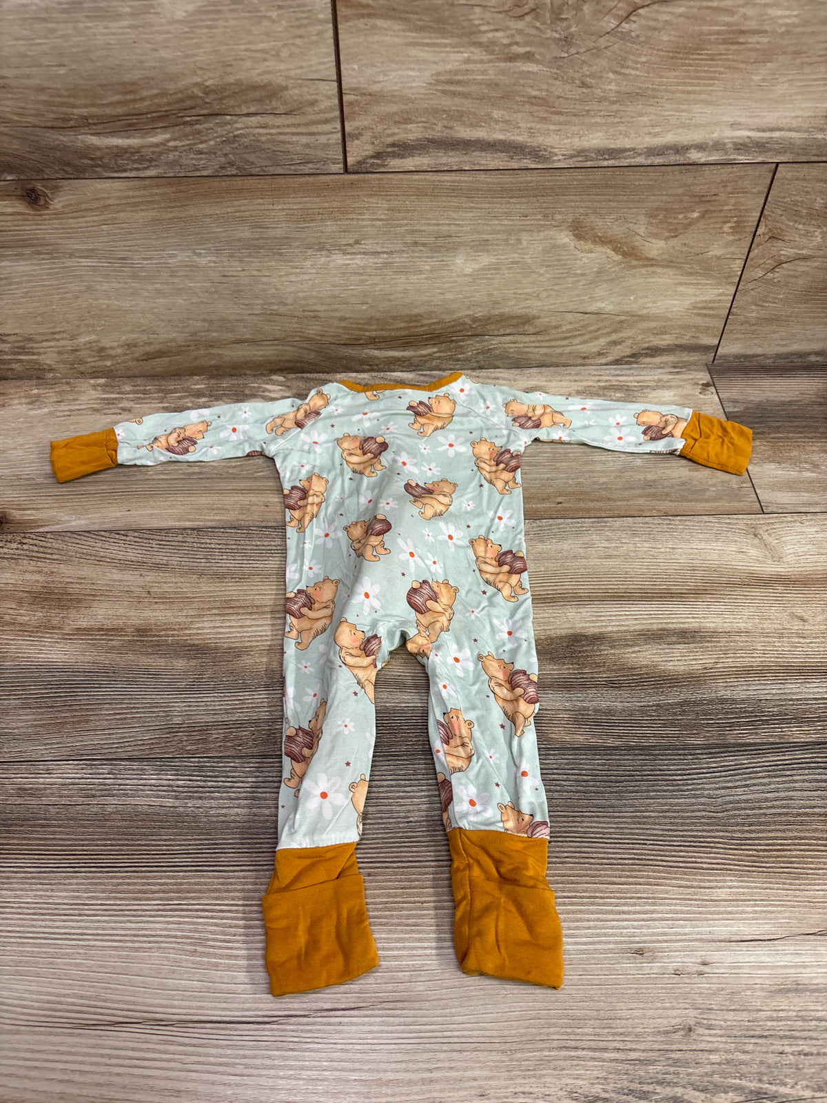 Miozing Winnie The Pooh Bamboo Convertible Sleeper Blue sz 0-3m