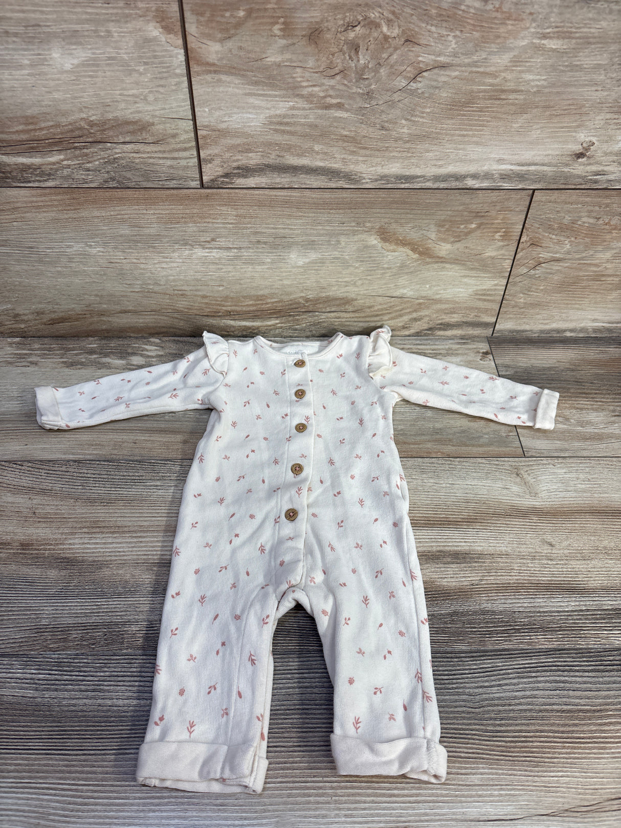 Carter's Button-Front Coverall Ivory sz 3m