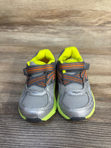NWOT Saucony Ride Hook & Loop Sneakers Grey sz 5c