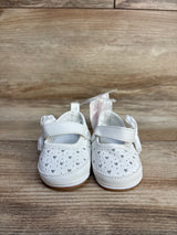 NEW Stepping Stones Heart Mary Jane Flats White sz 0/1c