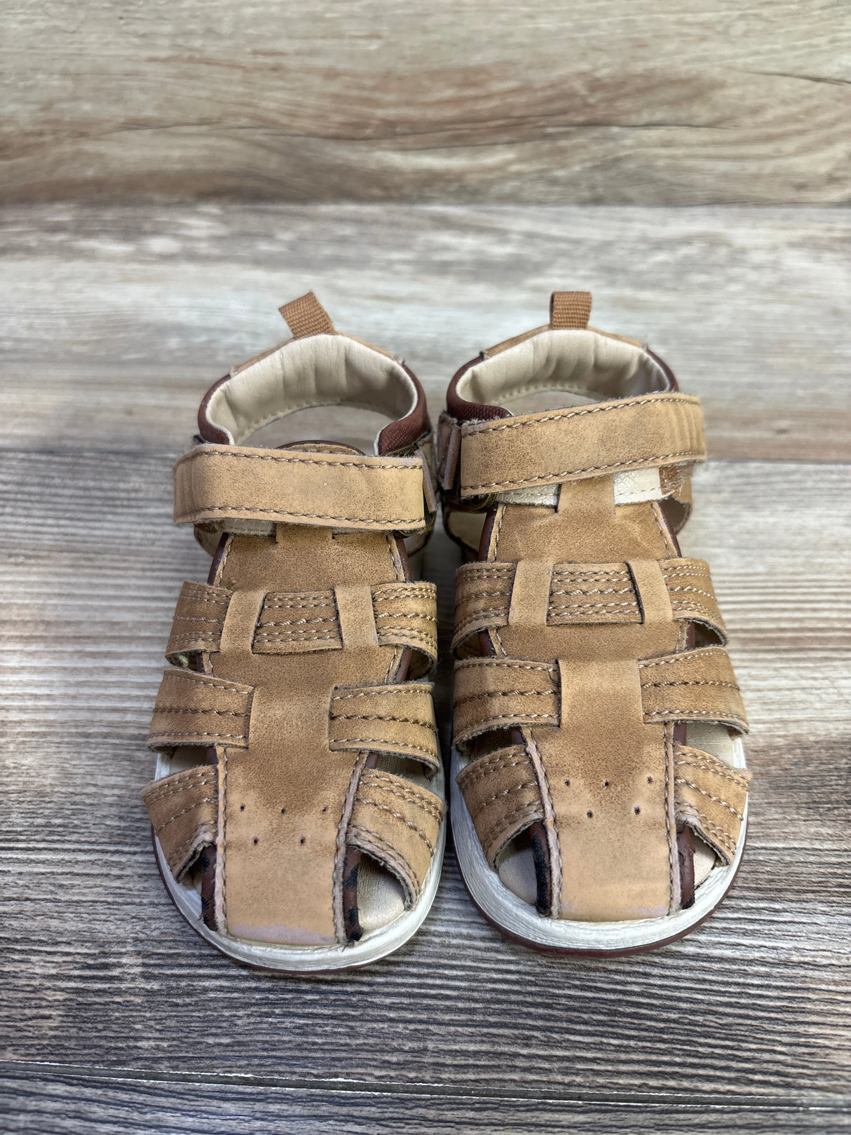 Stride Rite Paddy Tan Sandals sz 7c