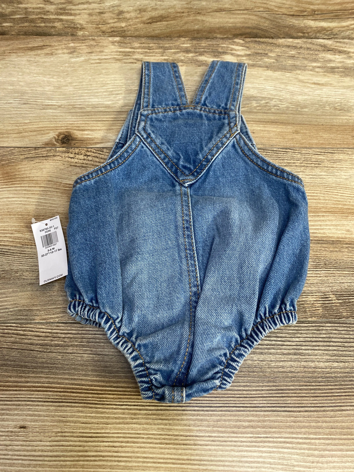 NEW Old Navy Jean Overall Romper Blue sz 3-6m