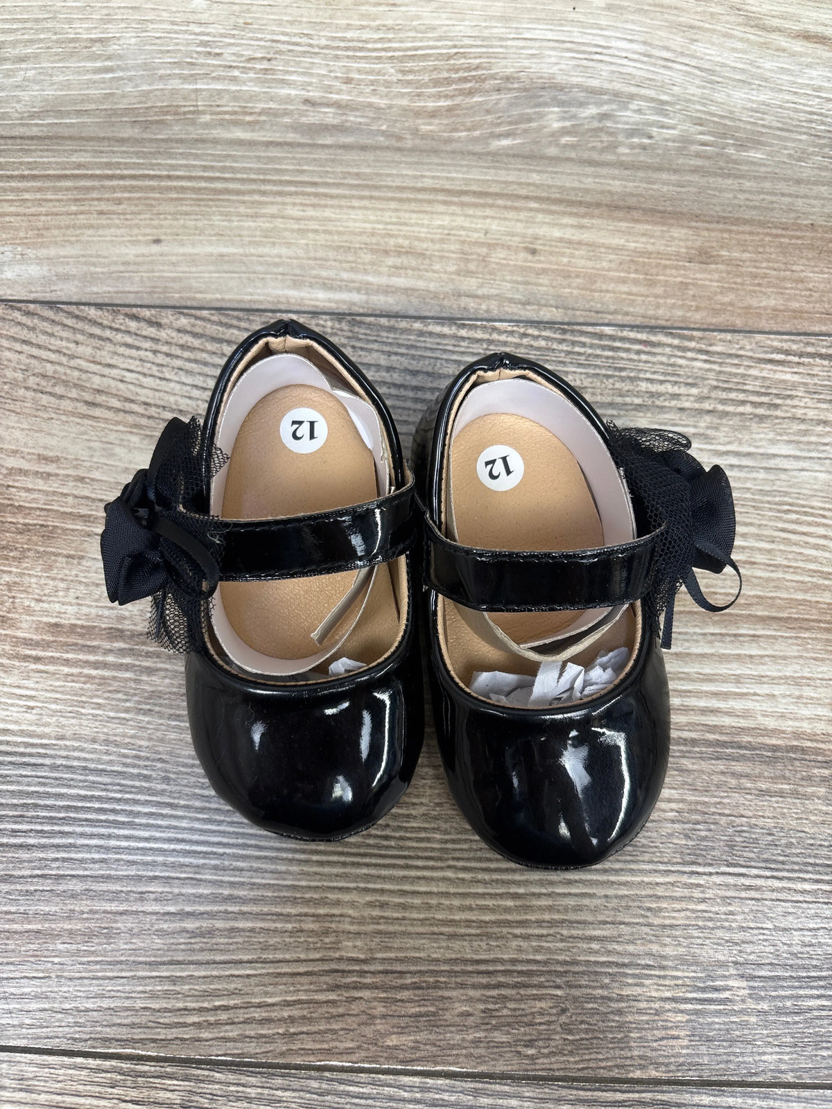 NEW SARATUTU Mary Jane Ballet Flats Black sz 2c