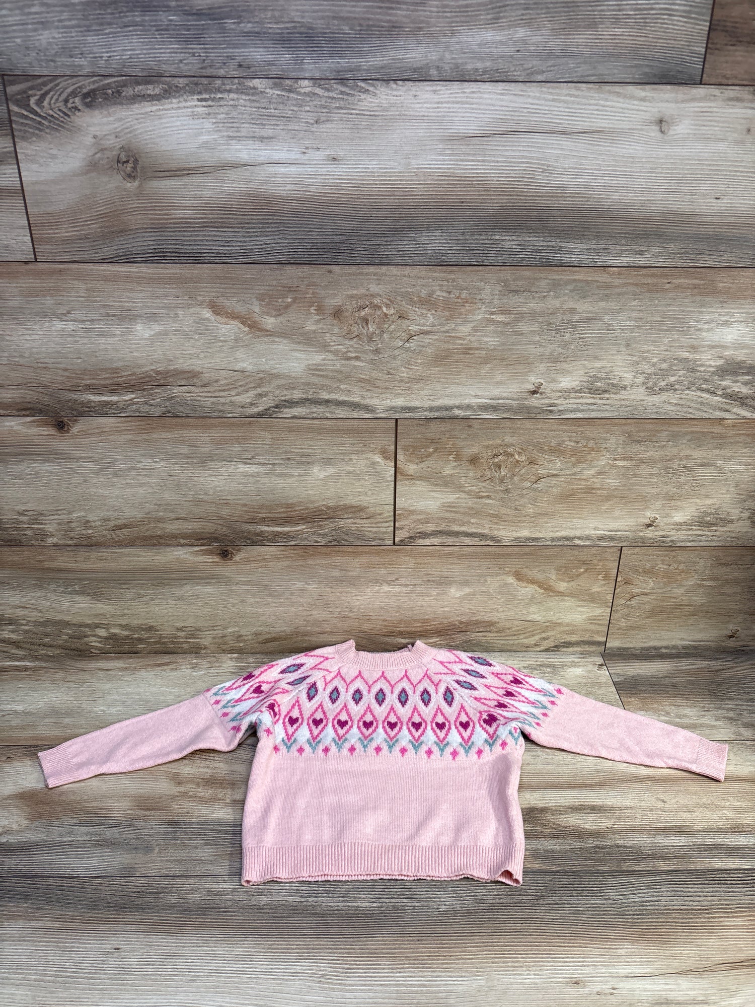 Jumping Beans Knit Sweater Pink sz 4T