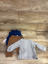 NEW Just One You 3pc Puffer Vest Set Grey sz 6m