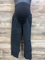 Old Navy Maternity Full Panel Pixie Straight Pants Black sz Medium