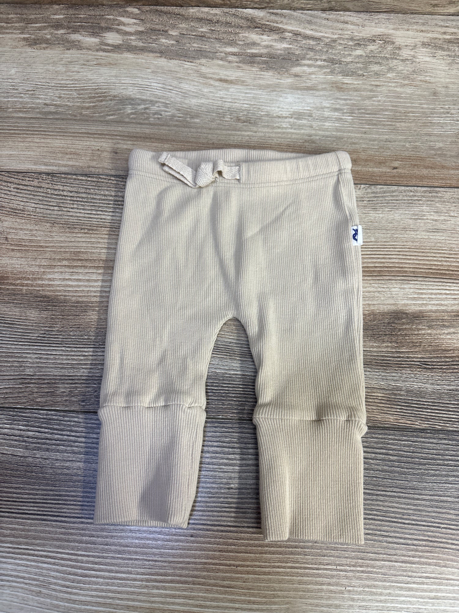 Grenalito Organic Pima Cotton Ribbed Leggings Tan sz Newborn