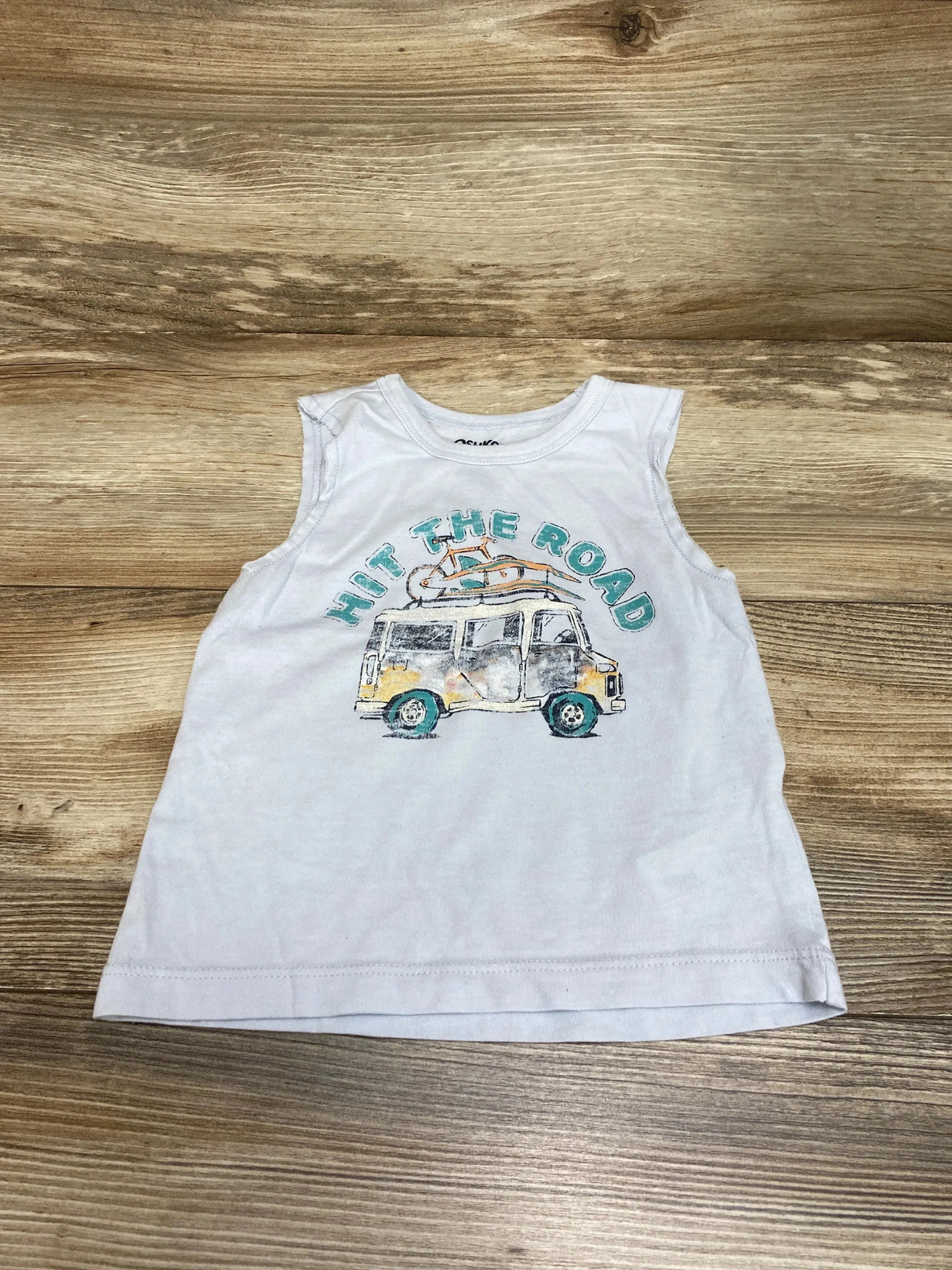 OshKosh 'Hit The Road' Tank Top Blue sz 18m