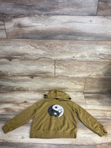 Little Co Ying-Yang Hooded Pull Over Sweater Wheat sz 4T