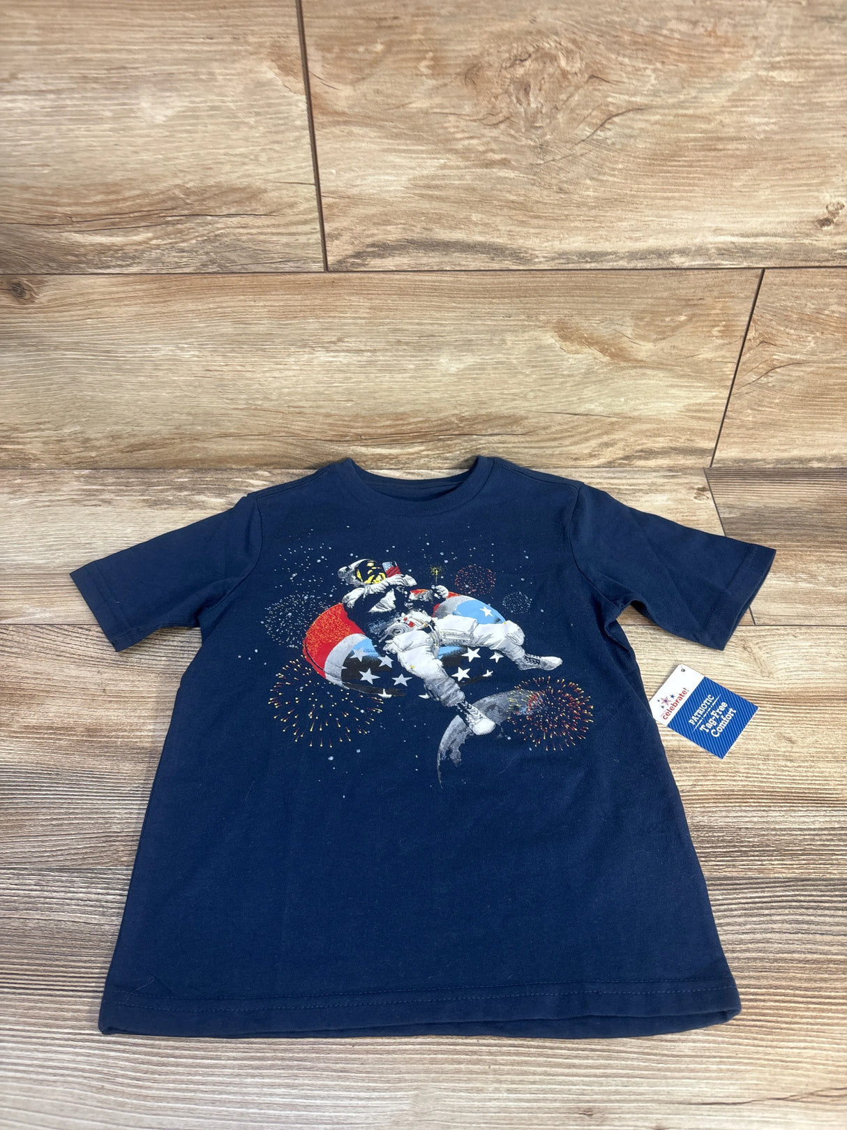 NEW Way to Celebrate Patriotic Shirt Navy sz 4-5T