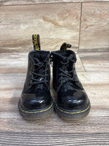 Dr. Martens Patent Leather Lace Up Boots Black sz 4c