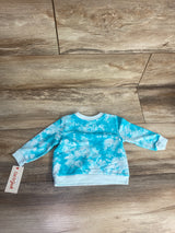 NEW Cat & Jack Tie-Dye Sweatshirt Blue sz 0-3m