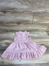 Shein Floral Embroidered Dress Pink sz 18-24m