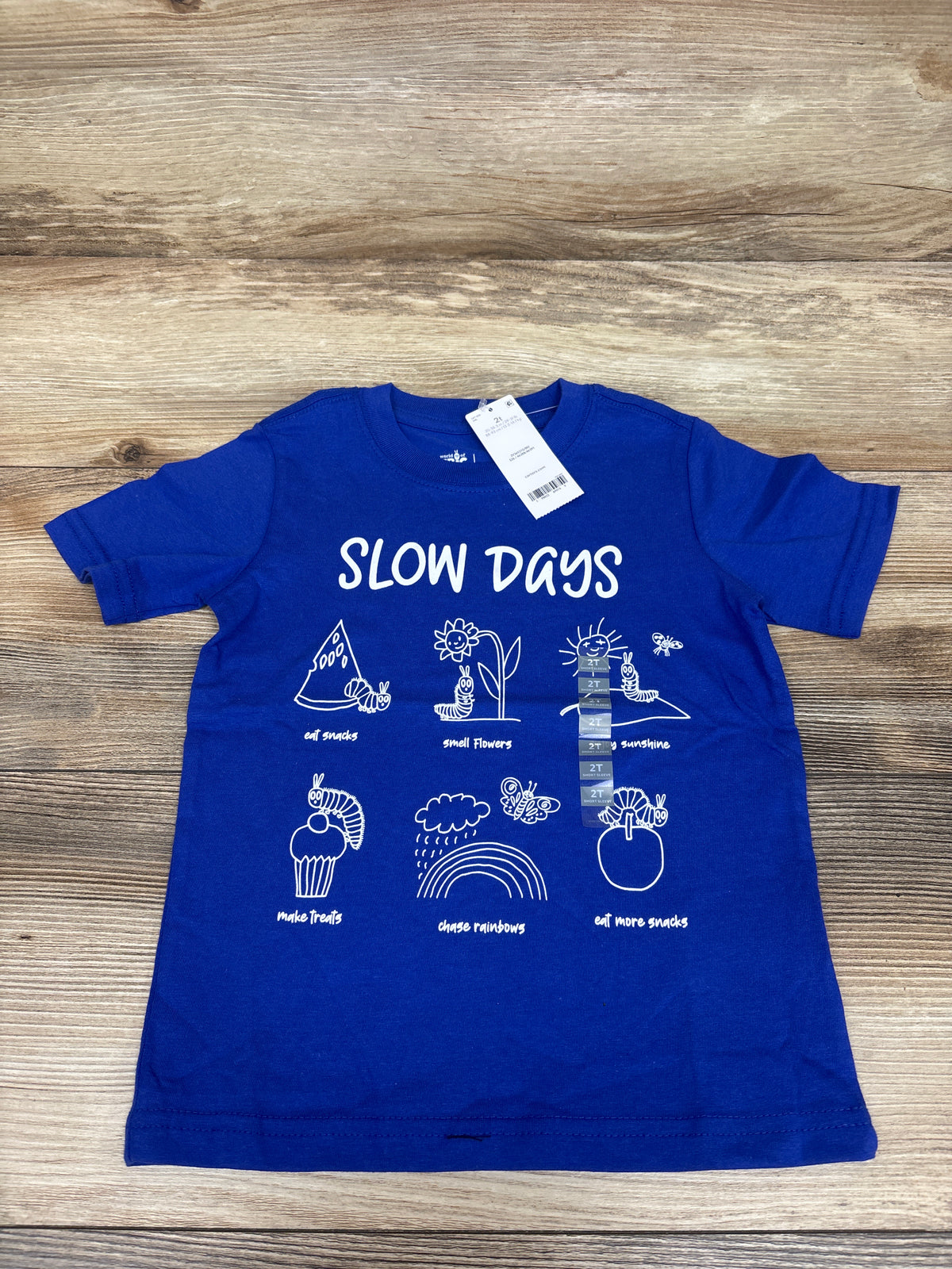 NEW Carter's x World of Eric Carle Shirt Blue sz 2T