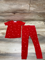 Just One You 2pc Heart Print Pajama Set Red sz 3T