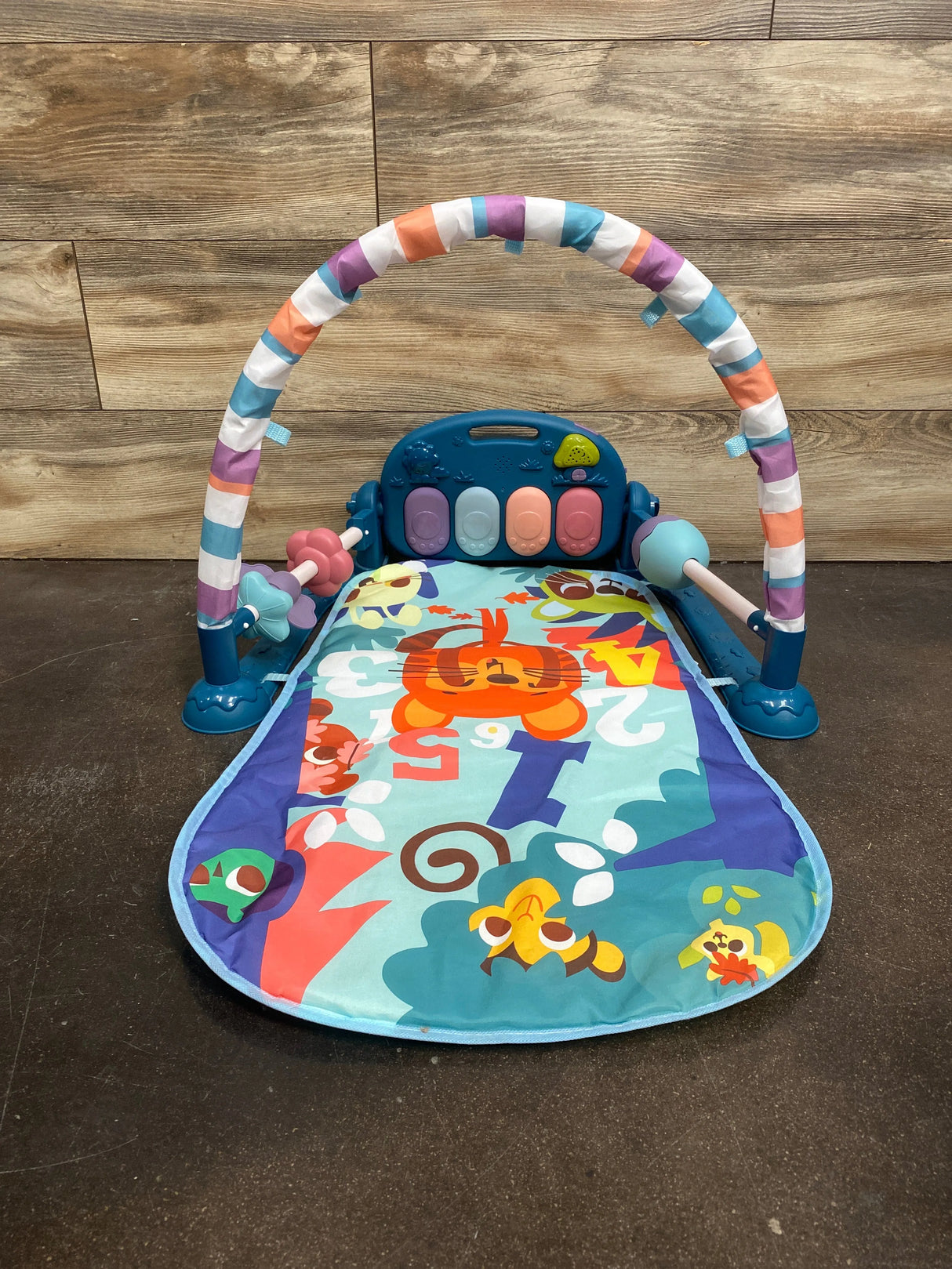 Baby Gym Play Mat, Caveen Musical Fitness Tummy Time Mat