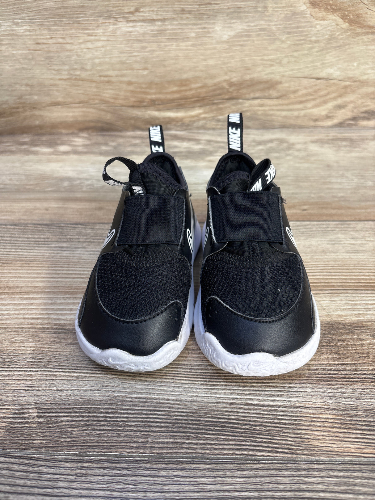 Nike Flex Runner 3 TD 'Black White' Sneakers sz 6c