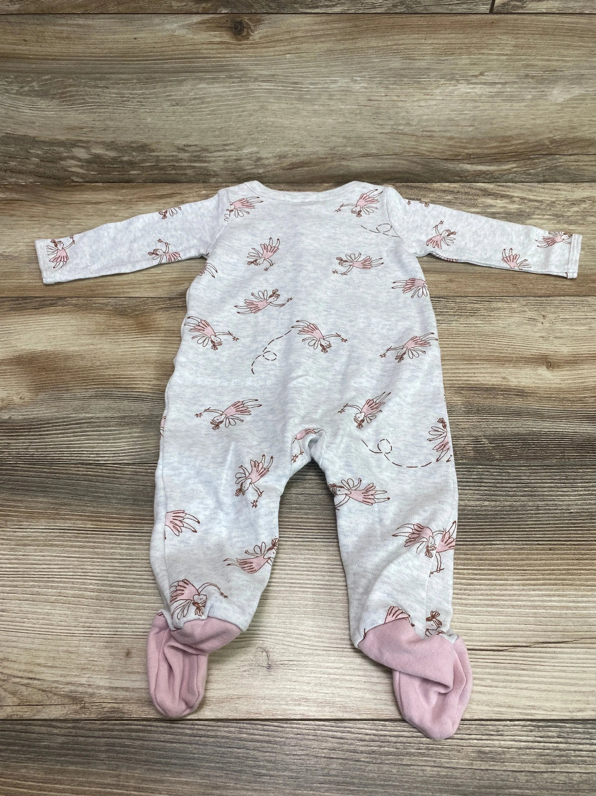 Carter's Fairy Print Sleeper Grey sz 6m