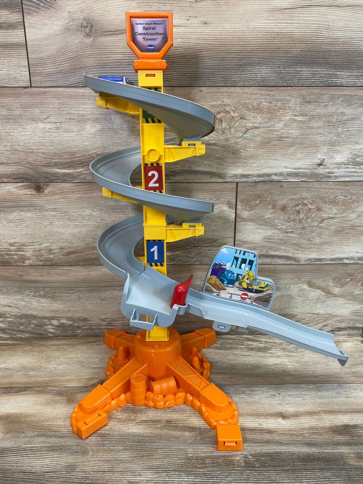 VTech Go! Go! Smart Wheels Speedy Spiral Construction Tower Track Set