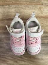 Nike Court Borough Low Recraft TD 'Pink Foam White' Sneakers sz 6c