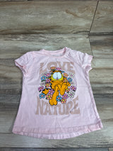 Tucker + Tate Garfield Love Nature Shirt Pink sz 5T