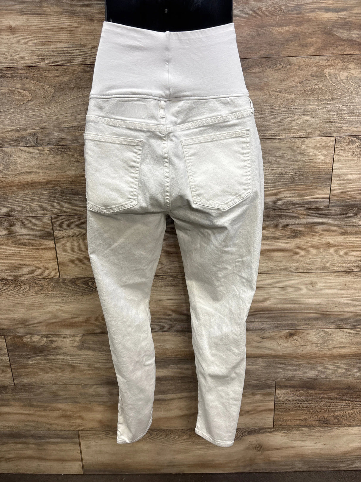 Gap Maternity Full Panel Jeans White sz XL