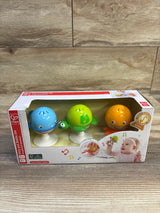 NEW Hape Stay-Put Rattle Set 3pc