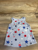 Cat & Jack Patriotic Star Tank Top Blue sz 18m