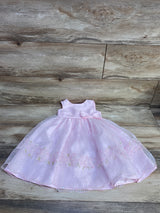 La Princess Embroidered Dress Pink sz 2T