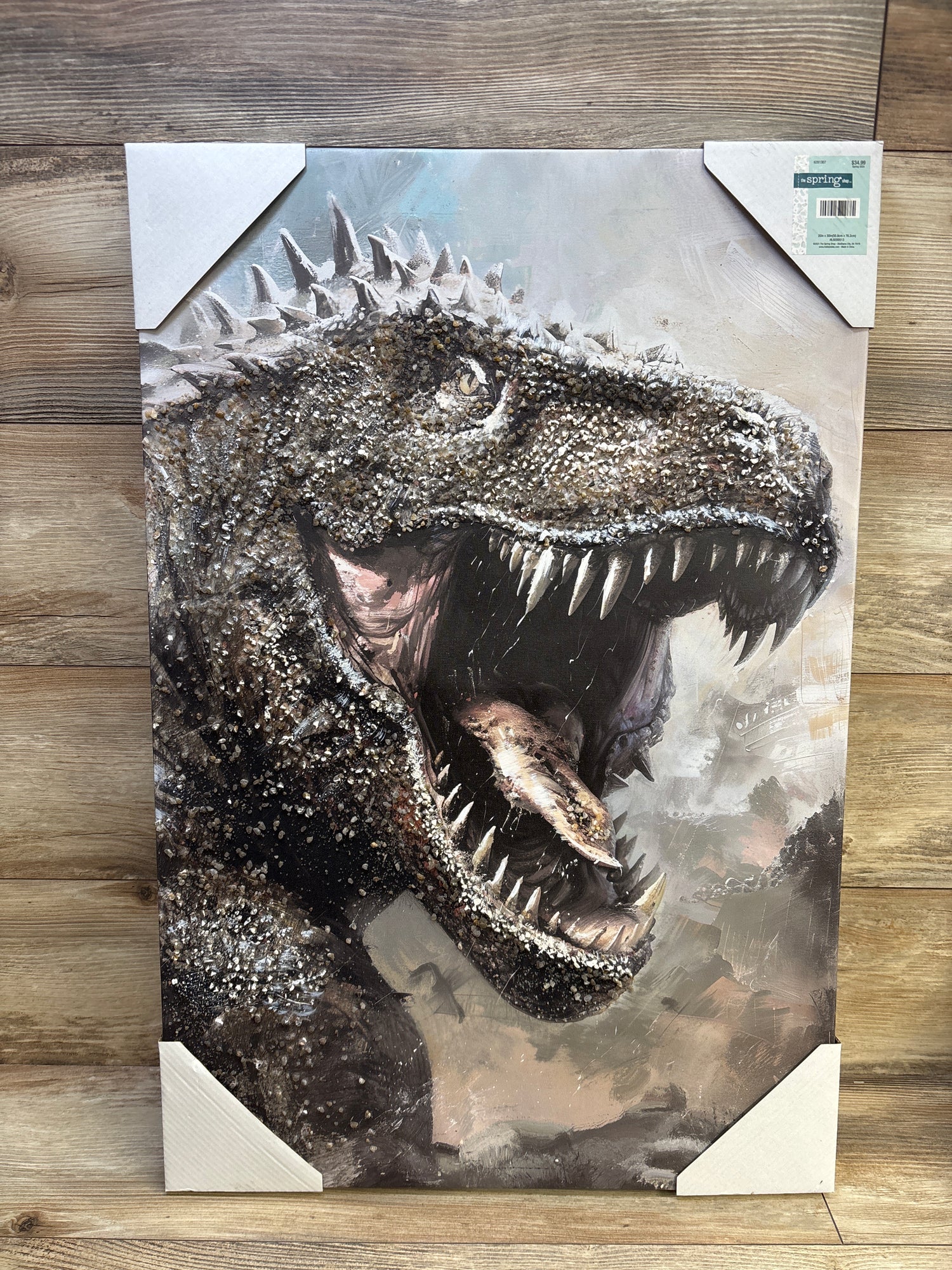 NEW The Spring Shop 3D Indominus Rex Painting 20''x30''