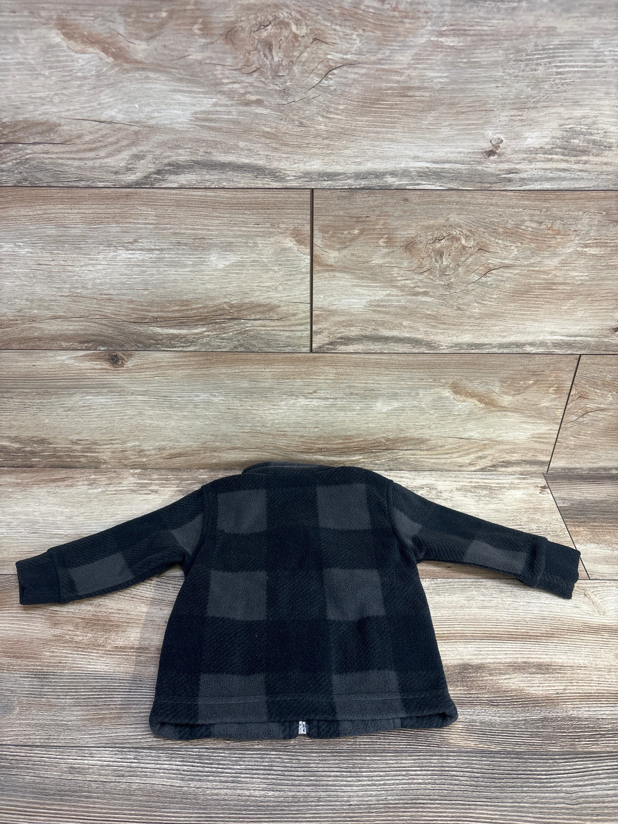 Columbia Plaid Full Zip Fleece Black sz 6-12m