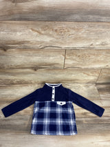 Grayson Mini Eyelet Trim Sweatshirt White sz 3T