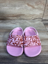 Reef Modern Floral Sandals Pink sz 9c