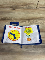 NEW Soft Skills My Quiet Book Sensory Activity Cloth Book Blue