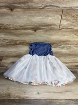 Disney Store Jessie Dress Blue/White sz 18-24m