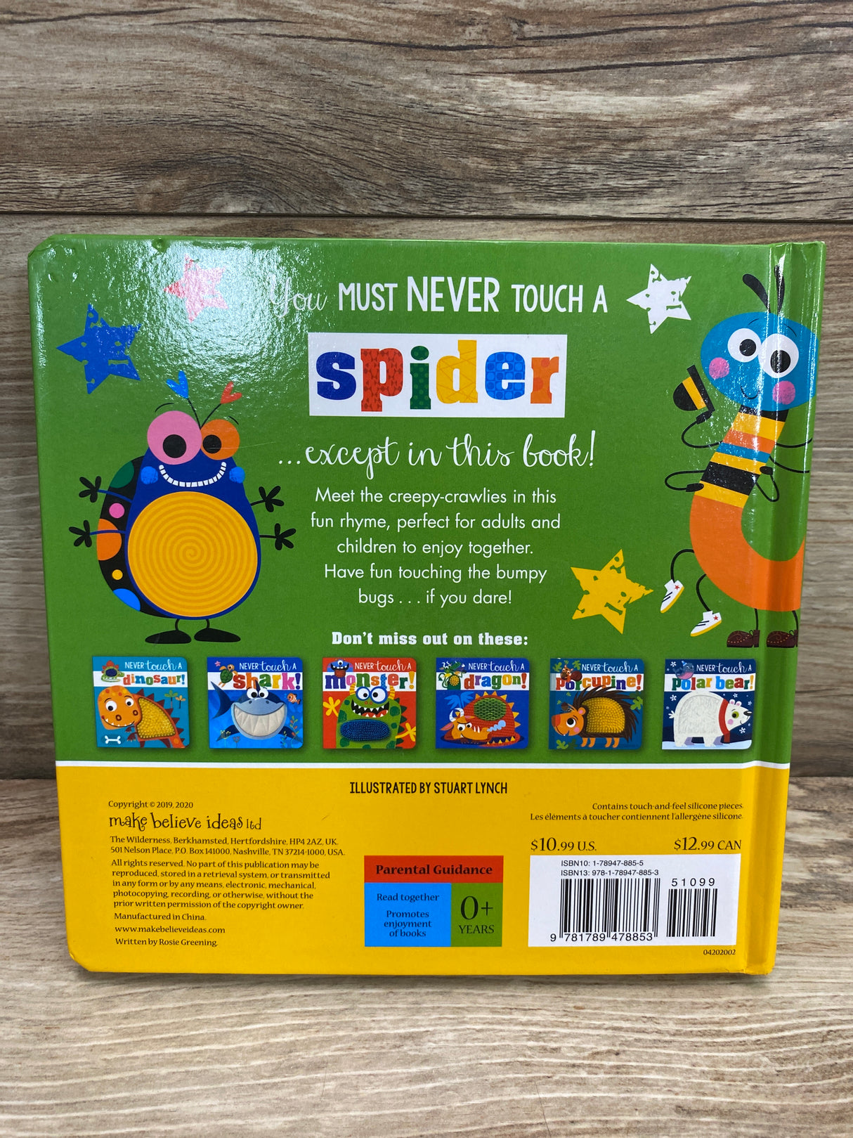 Never Touch a Spider! Board Book