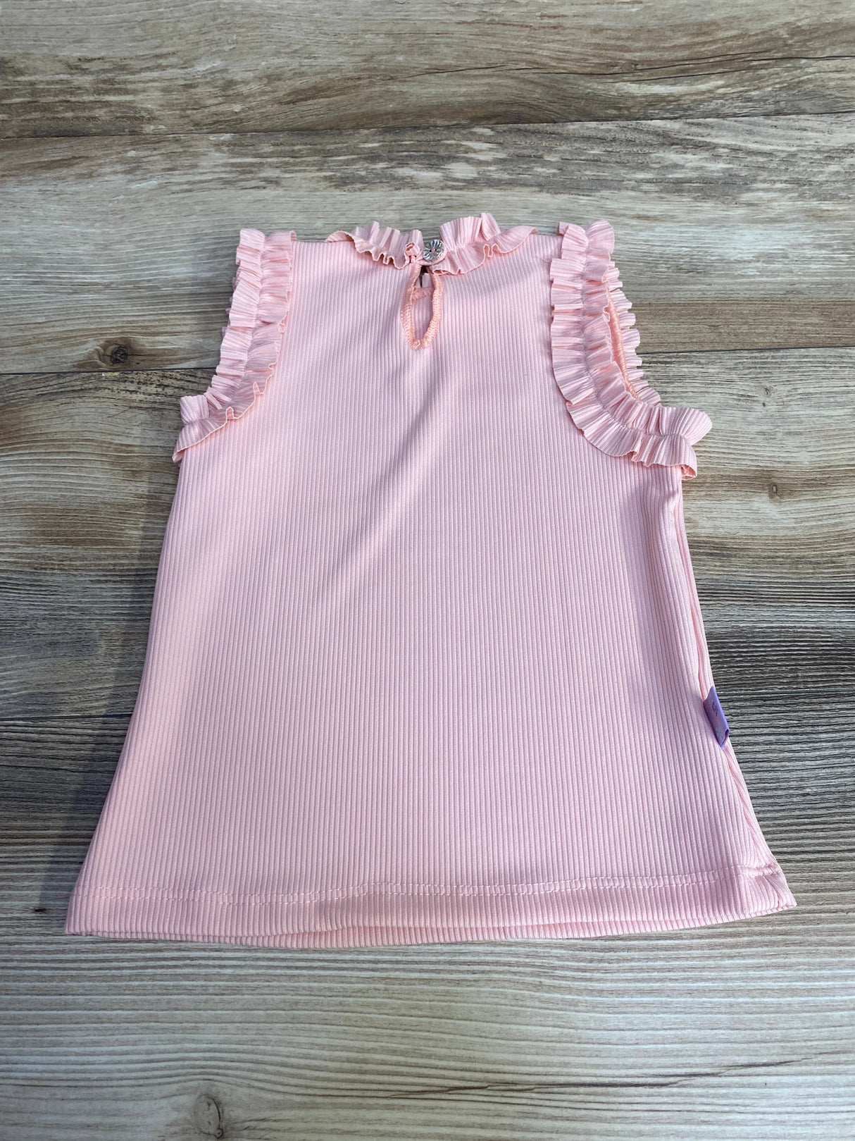 NEW Kata Ruffle Trim Top Pink sz 4T